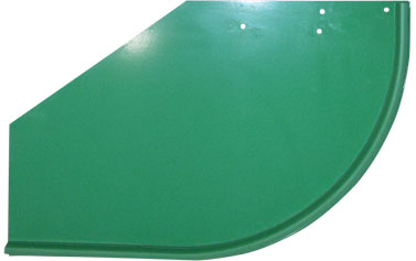 lower front flap for grape harvesters belt