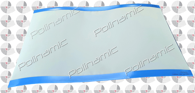 Polyester mesh belt with microfiltering fabric